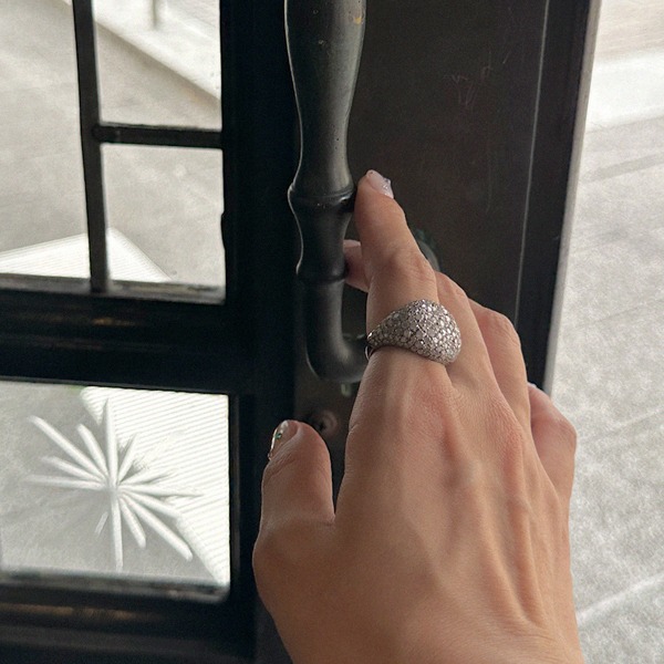 Gray Rough Diamond Volume Ring 18K 그레이 러프 다이아몬드 볼륨 반지